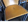 Stapelbar stol björk/silver