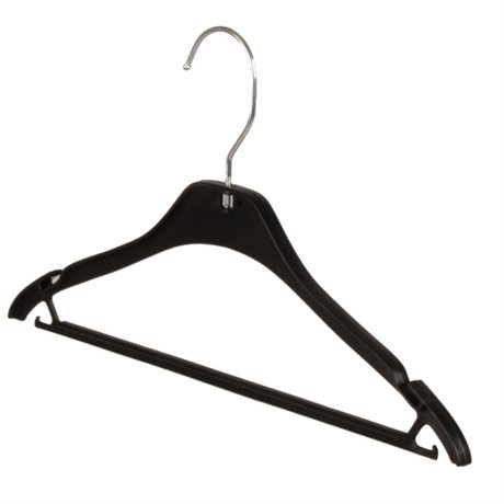Barnklädhängare 32 cm 250-pack svart