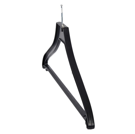 Klädhängare 547B med byxslå & hotellsprint 45 cm 170-pack svart