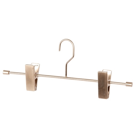 Clipshängare 612 med metallklämmor 24cm 100-pack satin