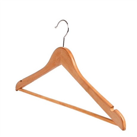 Trähängare 820B rak med byxslå 45 cm 50-pack