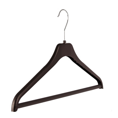 Klädhängare med slå KOI 45 cm 110-pack svart