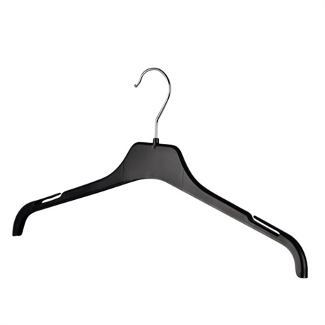Klädhängare med nonslip KTT 43 cm 180-pack svart
