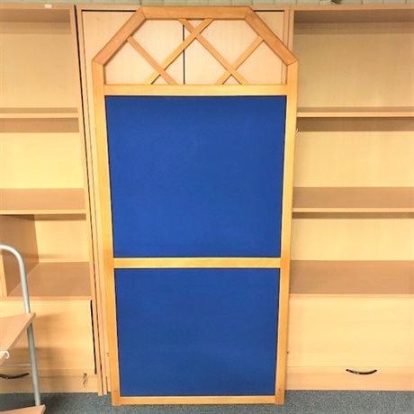 Spaljeskärm 800x1750 bok/blå