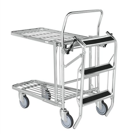 Stege för butiksvagn