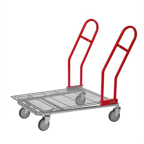 Volymvagn med röda handtag