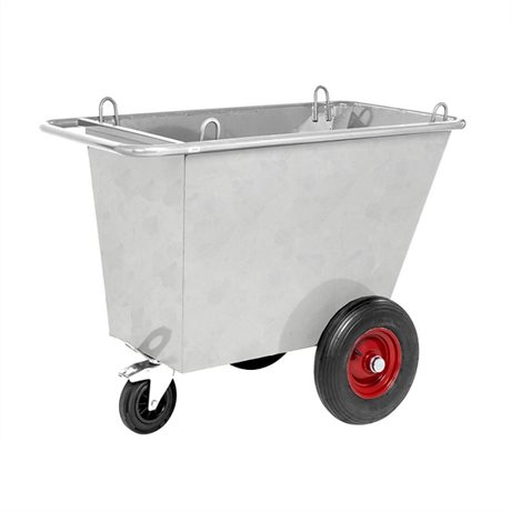 Avfallsvagn 400 liter varmförzinkad