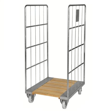 Rullcontainer 84 med 2 väggar & träbotten