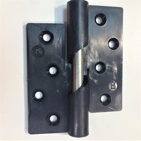 Lyftgångjärn svart nylon 5-pack