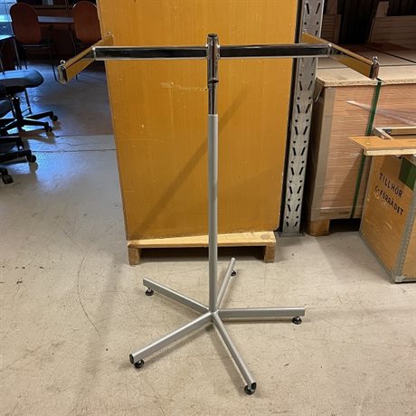 Konfektionställ H-modell krom/silver