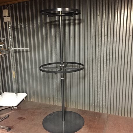 Klädsnurra 2 våningar svart Ø 60 och 70 cm
