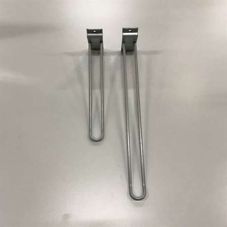 Dubbelspjut grå för spårpanel