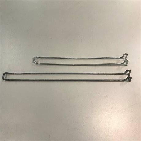 Dubbelspjut för spjutskena/detaljskena