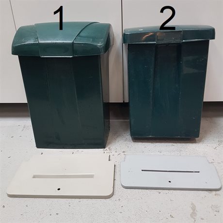 Postlåda grön med insats