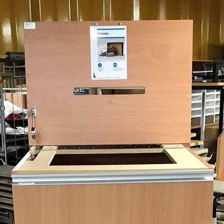 Källsorteringsskåp Sansac "Wellpapp" bok