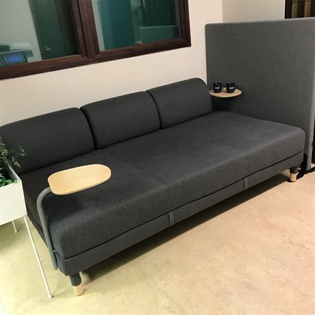 Bäddsoffa Flottebo grå