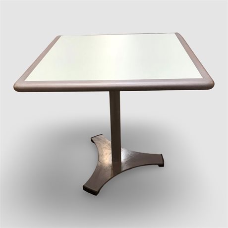Soffbord ljusgrönt/grått 65 x 65 cm