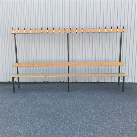 Sittbänk med kroklist 300 cm