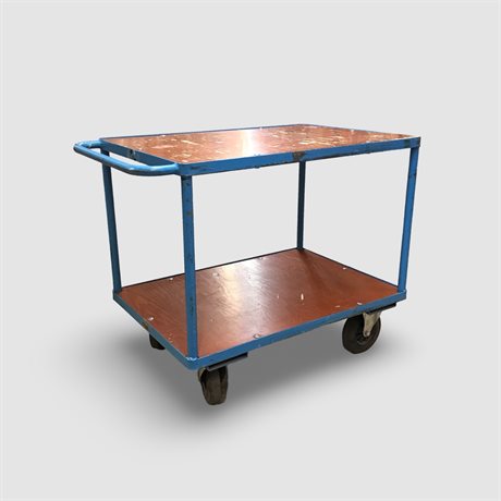 Bordsvagn blå/brun 