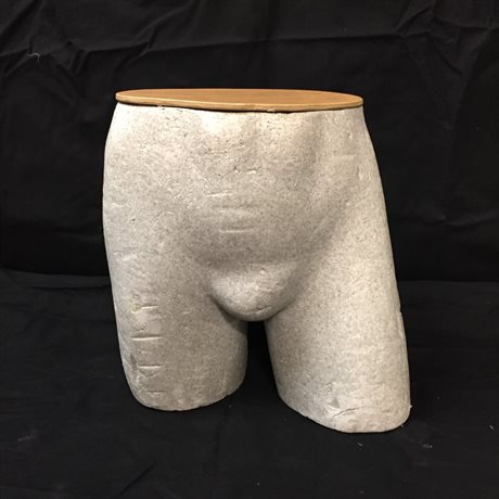 Torso - herrunderdel med trätopp