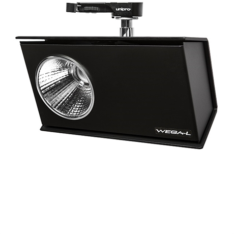 Spotlight Wega-L Alfa LED 5.0 wide svart