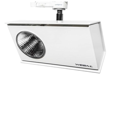 Spotlight Wega-L Alfa LED 5.0 wide vit