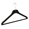 Herrklädhängare 46 cm 125-pack svart