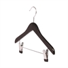 Trähängare Baby 800C rak med metallklämmor 28 cm 50-pack