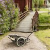 Dragkärra med punkteringsfria hjul