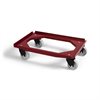Plasttralla 600x400 mm röd