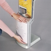RealZIP Broschyrställ 4xA4 silver