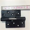Lyftgångjärn svart nylon 5-pack