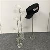 Hattställ med glasfot