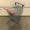Kundvagn 160 lit. med rött handtag