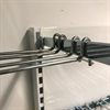 Dubbelspjut för spjutskena/detaljskena