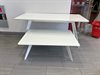 Podie/Bord vit set med 2 bord