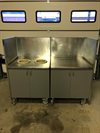 Rostfri bänk / miljöstation