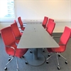 Konferensgrupp bord L260cm & 8 stol Skandiform Flex High