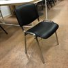 Stol Rio stapelbar svart/krom
