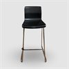 Barstol Glenn svart plast/krom