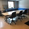 Konferensbord 2400x1200/800 vitt