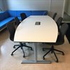 Konferensbord 2400x1200/800 vitt