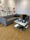 Hörnsoffa Offecct med soffbord