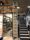 Rullbar hyllstege Zarges