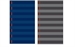 Linje blå-grå 115x200